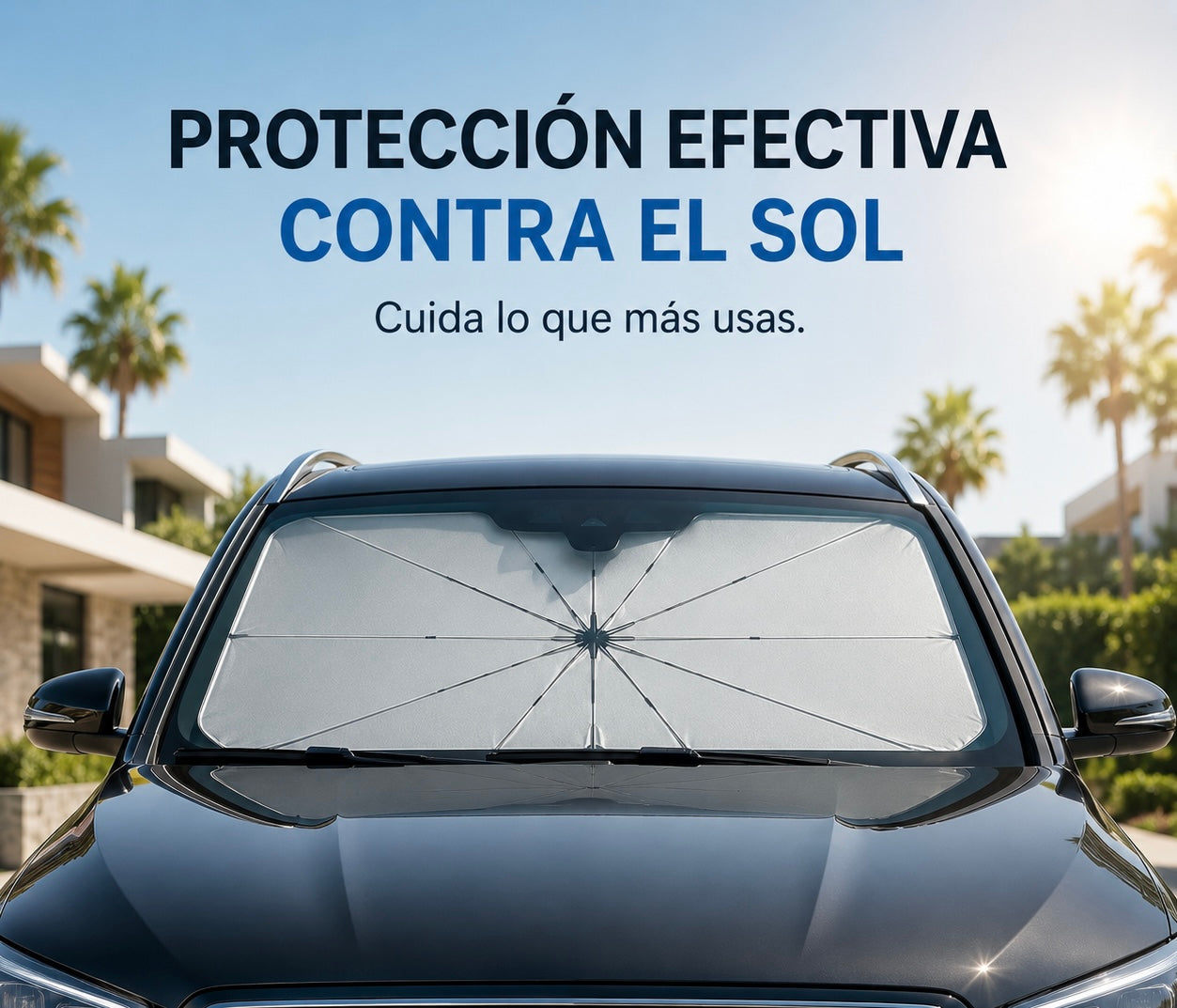 Parasol Plegable para Coche – Protección Solar para el Parabrisas